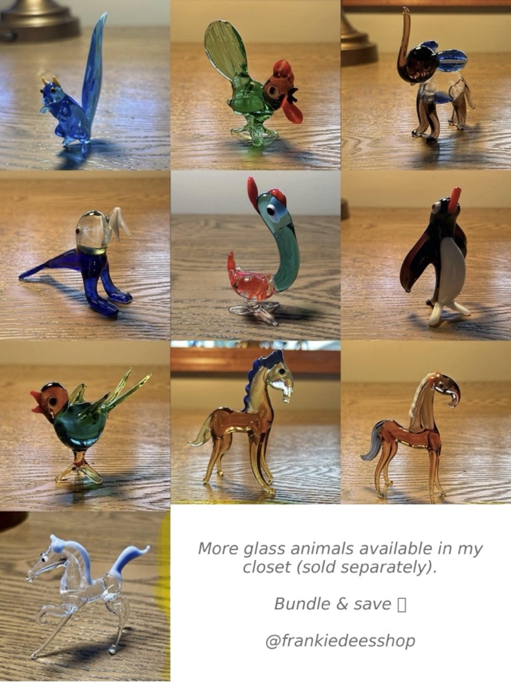 Vintage Glass Walrus Figurine Blue Hand Blown Mid Century 1970s âAS ISâ - Picture 9 of 9
